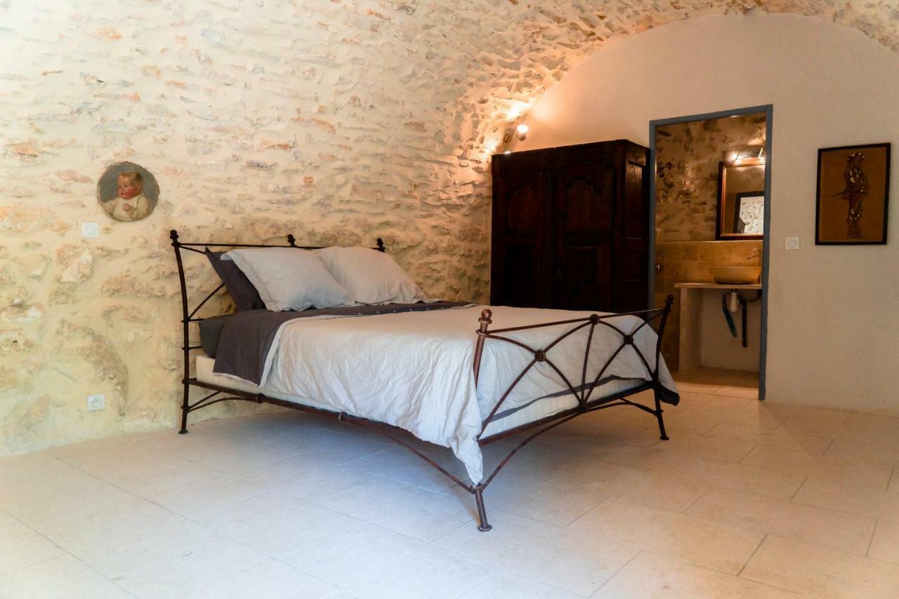La Magnanerie D'Audabiac Villa Lussan  Ruang foto